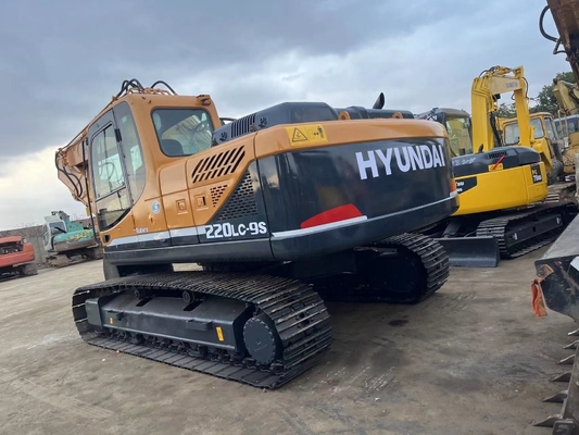 Escavatori coreani originali 22T Hyundai 220lc-9 in buone condizioni e motore EPA