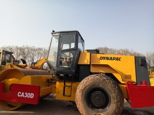 Motore a tamburo singolo CA30D Dynapac usato con design originale svedese e motore diesel