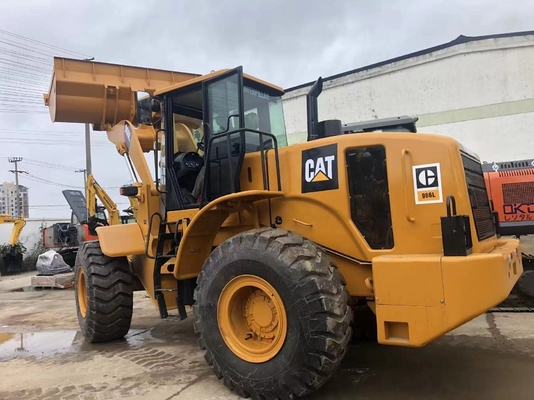 Buone condizioni CAT 966L carica ruote usata con motore giapponese e pompa idraulica Liyuan
