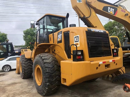 Buone condizioni CAT 966L carica ruote usata con motore giapponese e pompa idraulica Liyuan