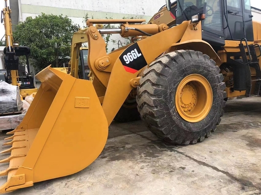 Buone condizioni CAT 966L carica ruote usata con motore giapponese e pompa idraulica Liyuan