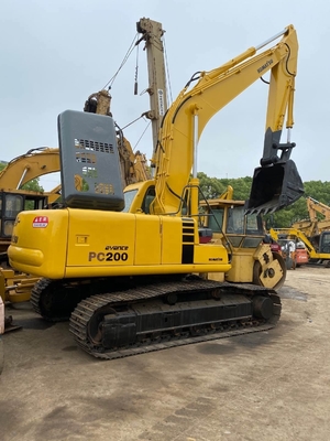 Escavatore Komatsu PC200 usato con cilindro idraulico Liyuan e pompa in buone condizioni