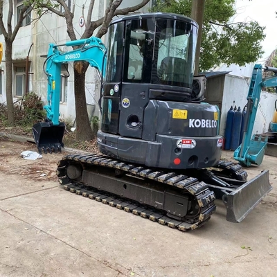 Escavatore originale giapponese Kobelco SK55 Buone condizioni per le aziende agricole di Shanghai