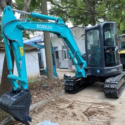 Escavatore originale giapponese Kobelco SK55 Buone condizioni per le aziende agricole di Shanghai