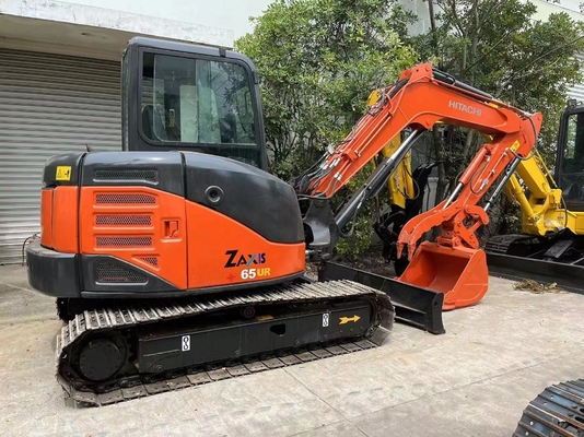 Escavatore di seconda mano Hitachi zx65ur con 0.1m3 di capacità di secchio in buone condizioni