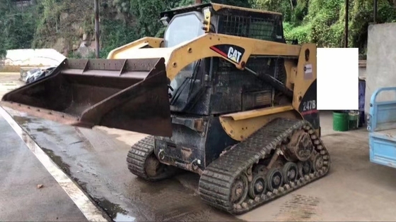 Giappone usato Original Vernice Caterpillar Wheel Loader 247B con elevata efficienza operativa