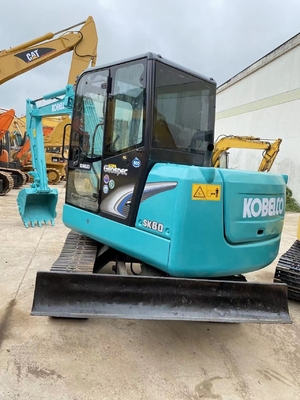 Mini escavatore Kobelco SK60 usato con pompa idraulica Liyuan
