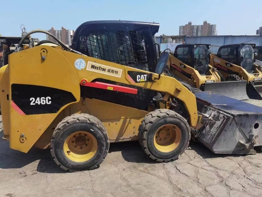 Usato CAT 246C Skid Steer Loader Wheel Loader con migliore risparmio di carburante e movimenti di terra