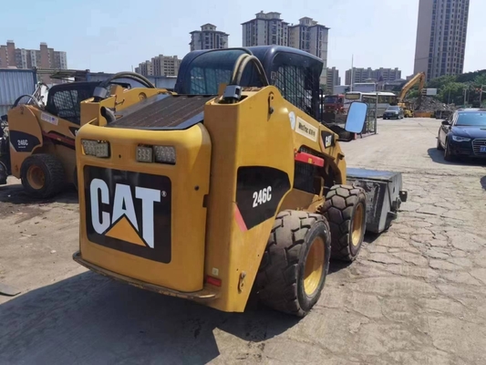 Usato CAT 246C Skid Steer Loader Wheel Loader con migliore risparmio di carburante e movimenti di terra