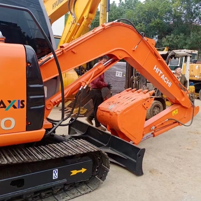 Hitachi ZX70 Used Excavator dal Giappone con motore HINO e cilindro idraulico Liyuan