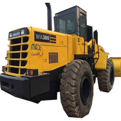 5TON caricatore a ruote Komatsu WA380 usato in buone condizioni e pompa idraulica