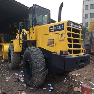 5TON caricatore a ruote Komatsu WA380 usato in buone condizioni e pompa idraulica