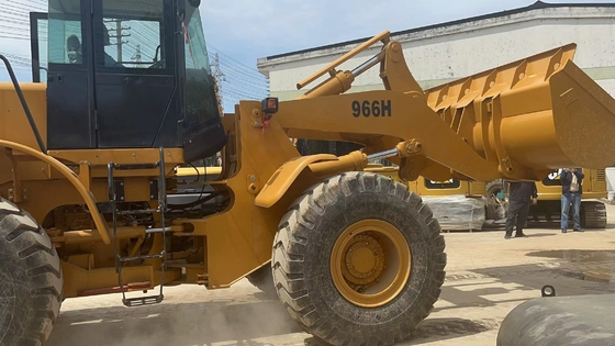 Tipo di ruota mobile Giappone usato Caterpillar 966H ruota caricatore e pompa idraulica Denison