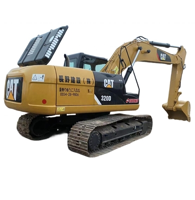 Escavatore da 20 tonnellate usato CAT 320D con motore EPA e vernice originale GDI Caterpillar 320D