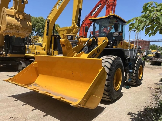 Tipo di ruota mobile Giappone Macchina originale Lovol caricatore di ruote usate SDLG956L Motore HINO