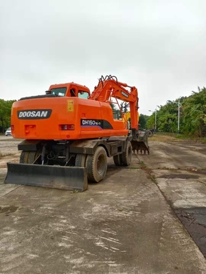 Escavatore usato Doosan DH150W-7 con motore HINO 15000 kg Peso della macchina e Giappone