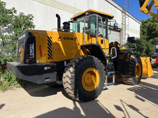 Tipo di ruota mobile Giappone Macchina originale Lovol caricatore di ruote usate SDLG956L Motore HINO
