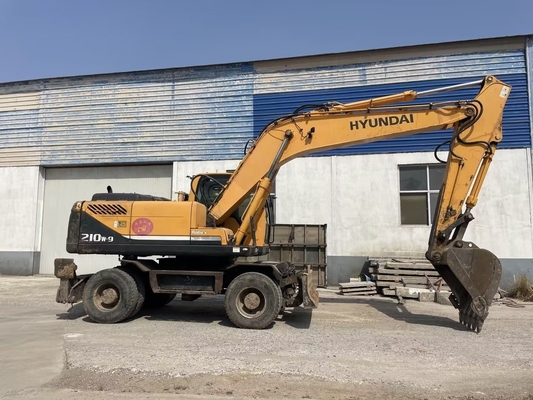 0-2000 Ore di lavoro Escavatore Hyundai 210W-9 usato con motore EPA e vernice originale