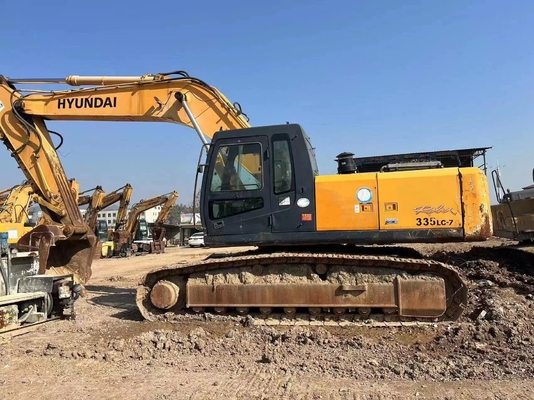 33 TON Corea EPA Motore Hyundai 335LC-7 Escavatore idraulico Escavatore mobile tipo Crawler