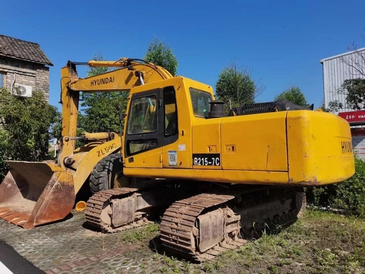 Motore EPA R215-7C Hyundai Excavator con vernice originale usata e scarse ore