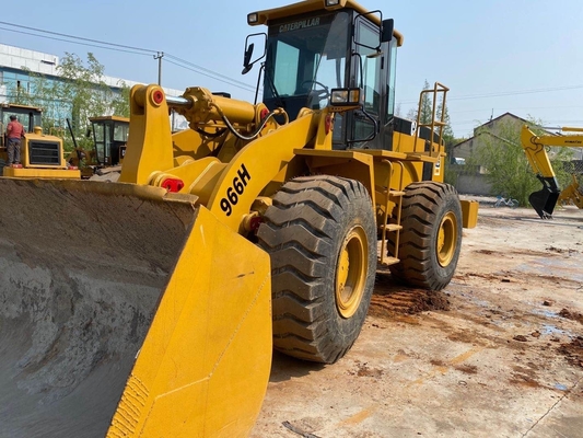 CAT 966H Caricatore a ruote usato in buone condizioni e valvola idraulica Liyuan proveniente dal Giappone