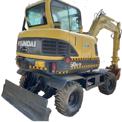 6TON Peso operativo utilizzato Digger Hyundai 60W-9 Crawler Machine