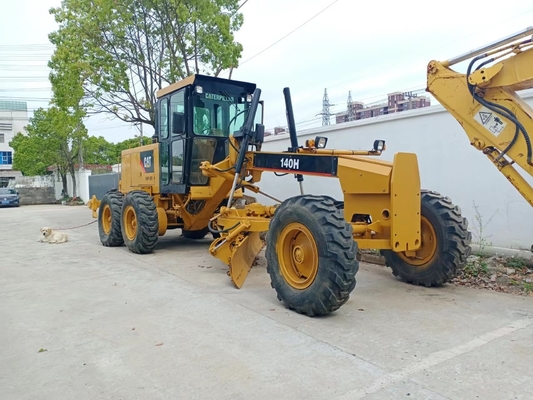 Giappone Macchina usata CAT 140H Grader usata con 127KW Hydraulic Wheel Machine