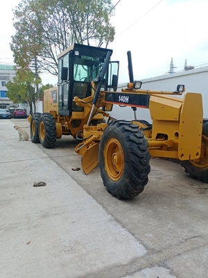 Giappone Macchina usata CAT 140H Grader usata con 127KW Hydraulic Wheel Machine