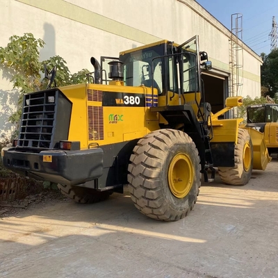 Buone condizioni Komatsu WA380 caricatore usato escavatore caricatore a pagamento colore originale