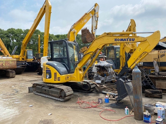 Usato Originale Giappone 5T Mini Escavatore Komatsu PC55 EPA Motore Buone condizioni Shanghai