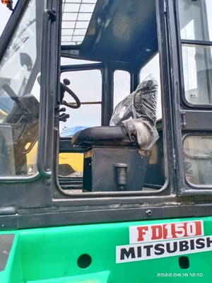 Mitsubishi FD150 carrello elevatore di seconda mano in buone condizioni per altri contenitori