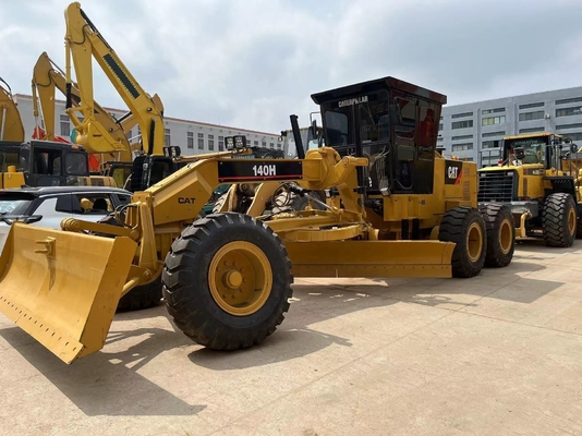 Giappone Caterpillar 140H Motor Grader originale usato per la costruzione di orari di lavoro ridotti