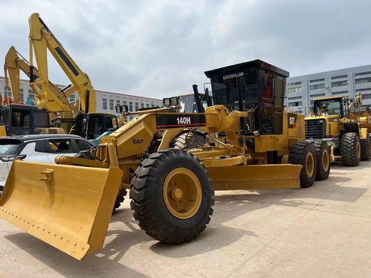 Gallo CAT 140H Grader con 30KN forza eccitante originale Giappone macchina da costruzione