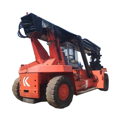 90% Kalmar Reach Stacker DRD450 Torre gru 45 tonnellate Container Telescopic Handler