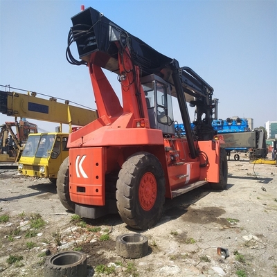 90% Kalmar Reach Stacker DRD450 Torre gru 45 tonnellate Container Telescopic Handler