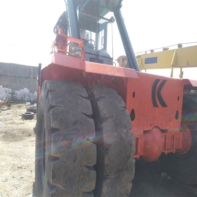 90% Kalmar Reach Stacker DRD450 Torre gru 45 tonnellate Container Telescopic Handler