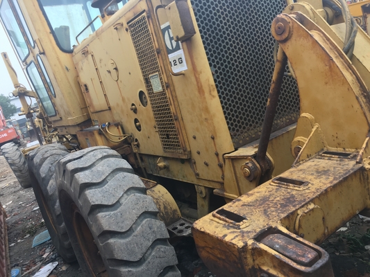 Buona condizione doppio tamburo rotolo CAT 12G usato Land Flat Machine Grader dal Giappone