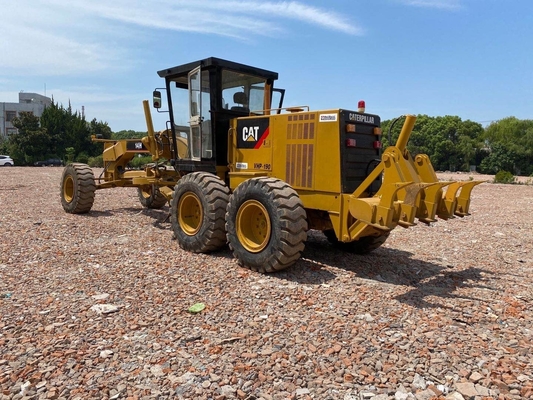 Giappone Originale usato Caterpillar 14H Motor Grader con pneumatici stradali e caricatore anteriore in Giappone