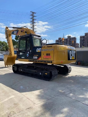 20000 kg di vernice originale usata Diesel Digging Machine Crawler Excavator Caterpillar 320D