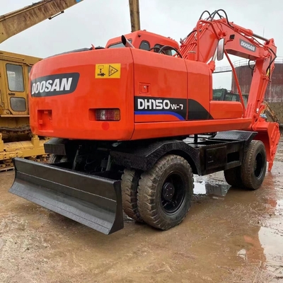 Giappone Doosan DH150W-7 Digger con vernice originale e capacità di secchio di 0,1 m3 in Giappone
