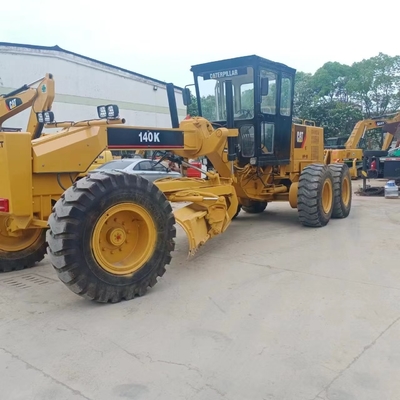 CAT140K Motor Grader di seconda mano colore originale Ingegneria usata Macchine da costruzione