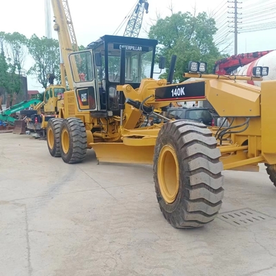 CAT140K Motor Grader di seconda mano colore originale Ingegneria usata Macchine da costruzione