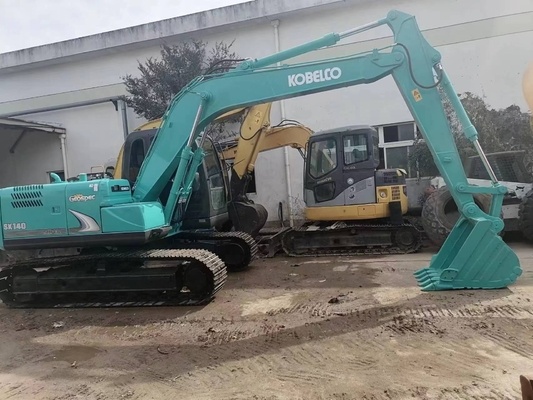 Escavatore usato Kobelco SK140 con vernice originale e 0.1m3 di capacità di secchio dal Giappone