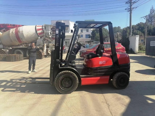 Max. carico di sollevamento 3TON Diesel Giappone Originale TOYOTA FD30 carrello elevatore di pallet
