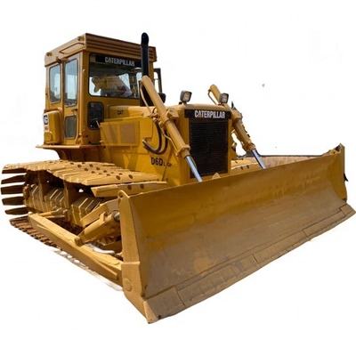 Bulldozer usato CAT D6D con cilindro idraulico Liyuan e pompa in ottime condizioni