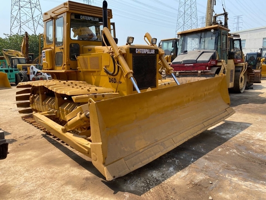 Bulldozer usato CAT D6D con cilindro idraulico Liyuan e pompa in ottime condizioni