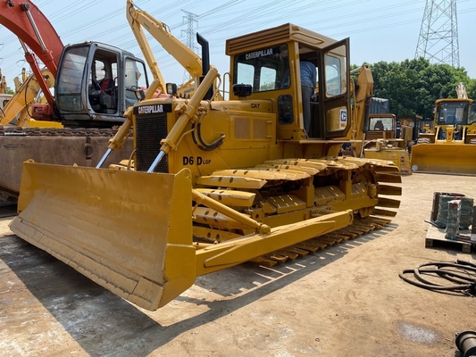 Bulldozer usato CAT D6D con cilindro idraulico Liyuan e pompa in ottime condizioni