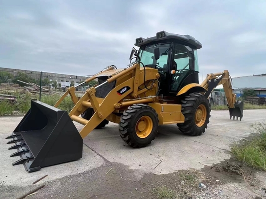 Pittura originale usata caricatore diesel Caterpillar 420F con 2017 Nabtesco Valvola idraulica