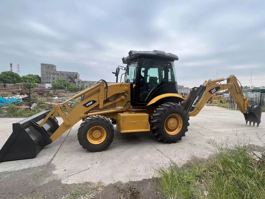 Pittura originale usata caricatore diesel Caterpillar 420F con 2017 Nabtesco Valvola idraulica