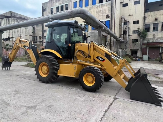 Pittura originale usata caricatore diesel Caterpillar 420F con 2017 Nabtesco Valvola idraulica